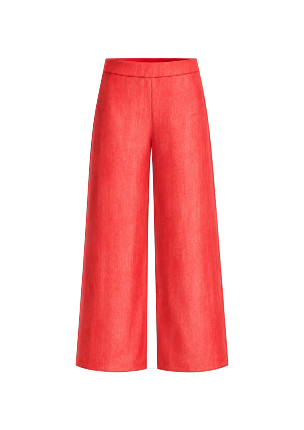 Vermillion Red Banarasi Dupion Silk Suit