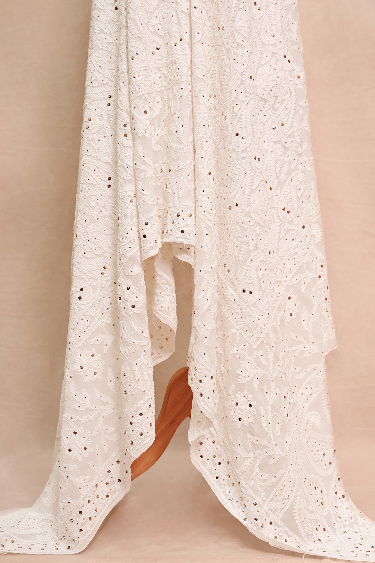 Off White Georgette Dupatta