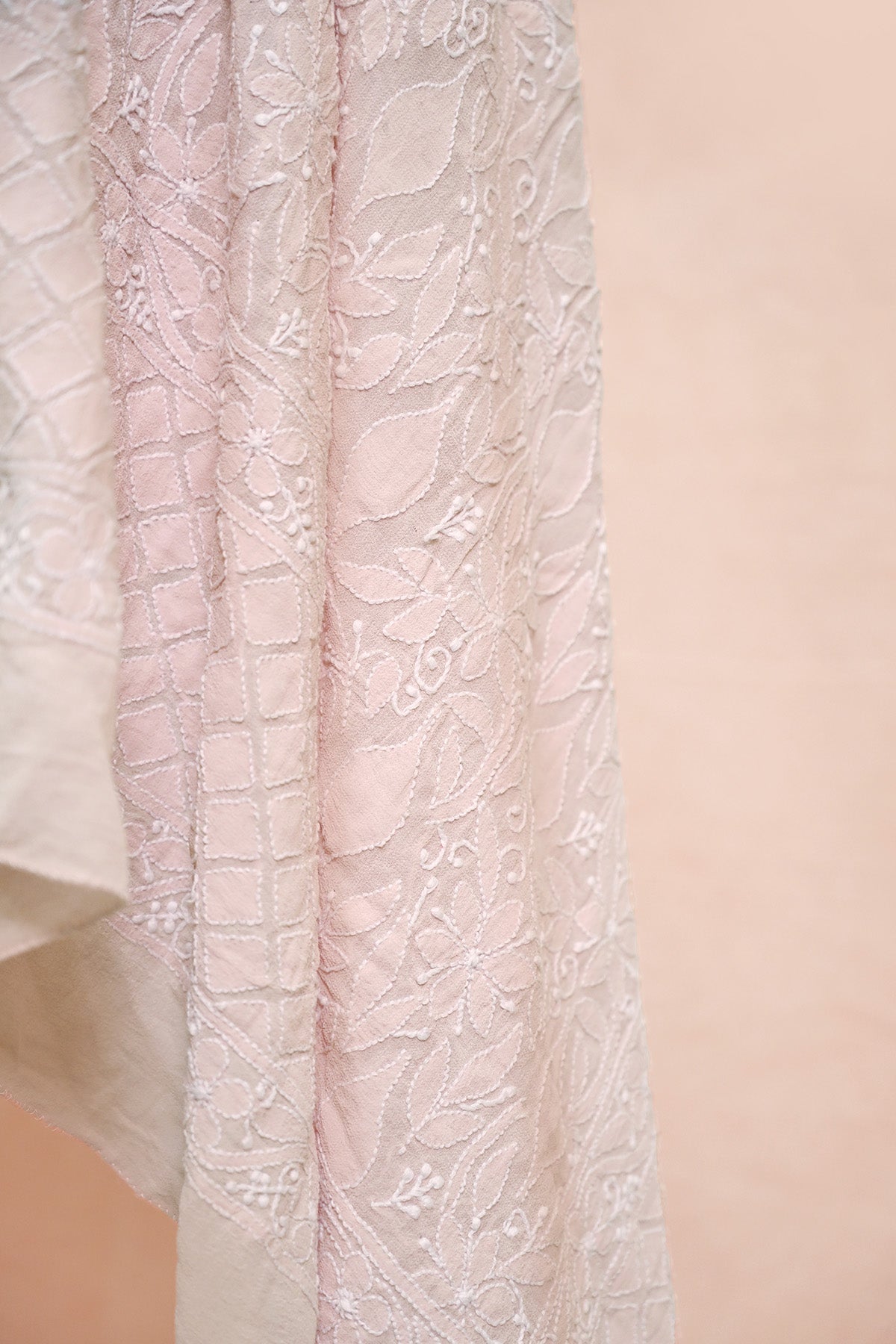 Dusty Rose Georgette Dupatta