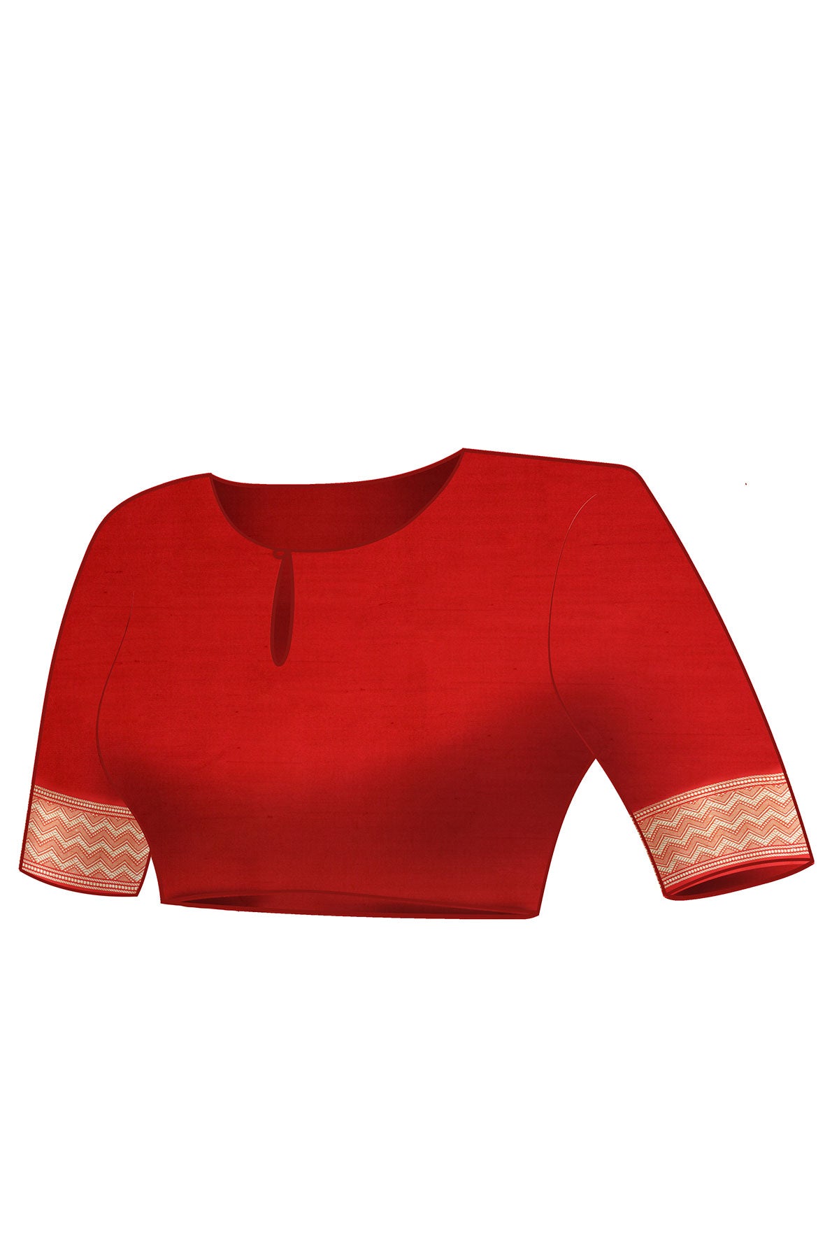 Red Banarasi Katan Silk Saree with Rupa Sona Zari