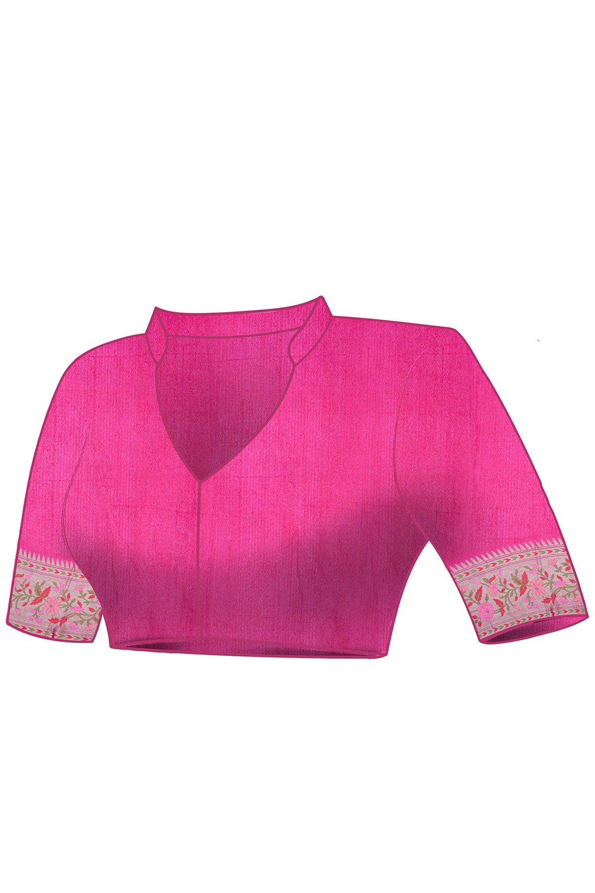 Tussar Georgette Jamdani Banarasi Saree