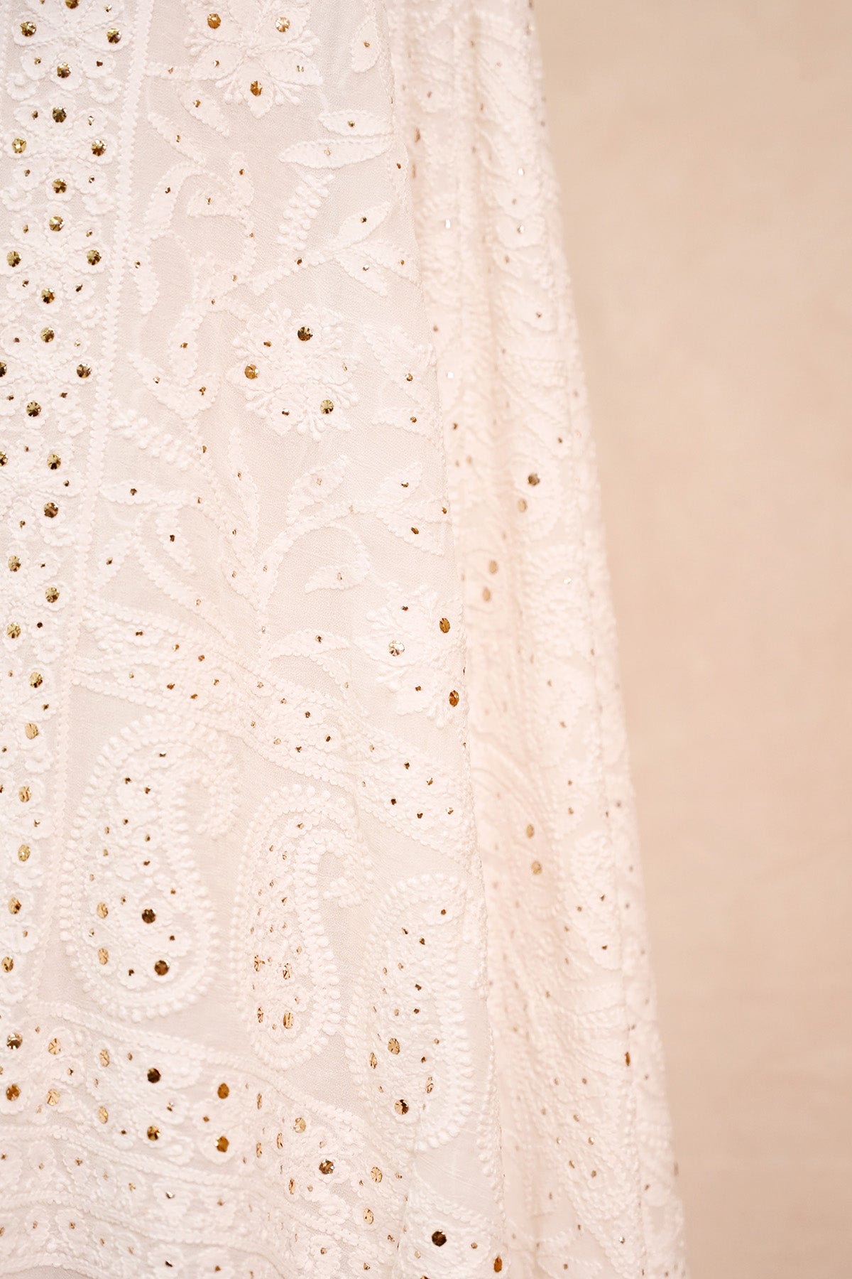 Off White Georgette Dupatta