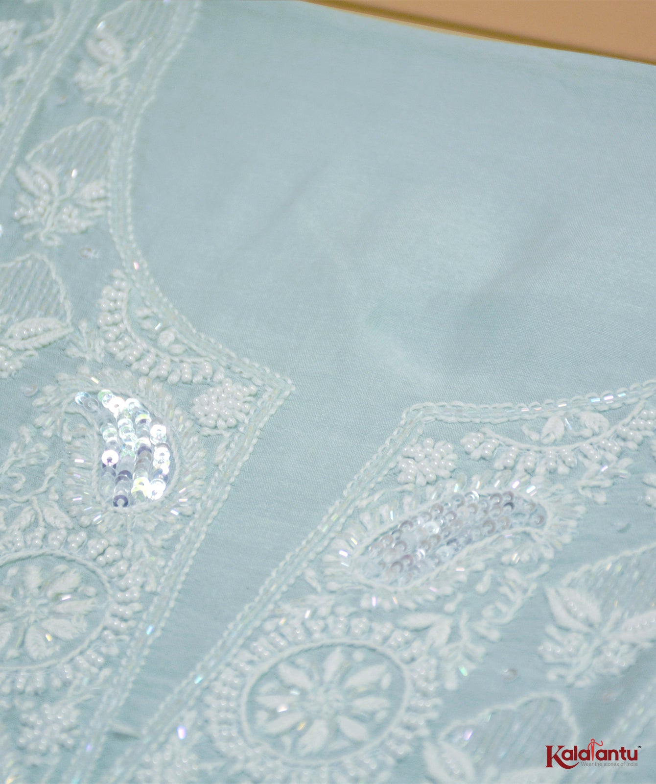 Sea Green Soft Silk Semi Stitched Co-ord Set
