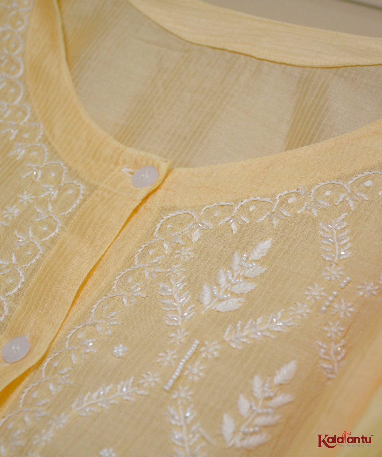 Pastel Yellow Soft Silk Semi Stitched Co-ord Set