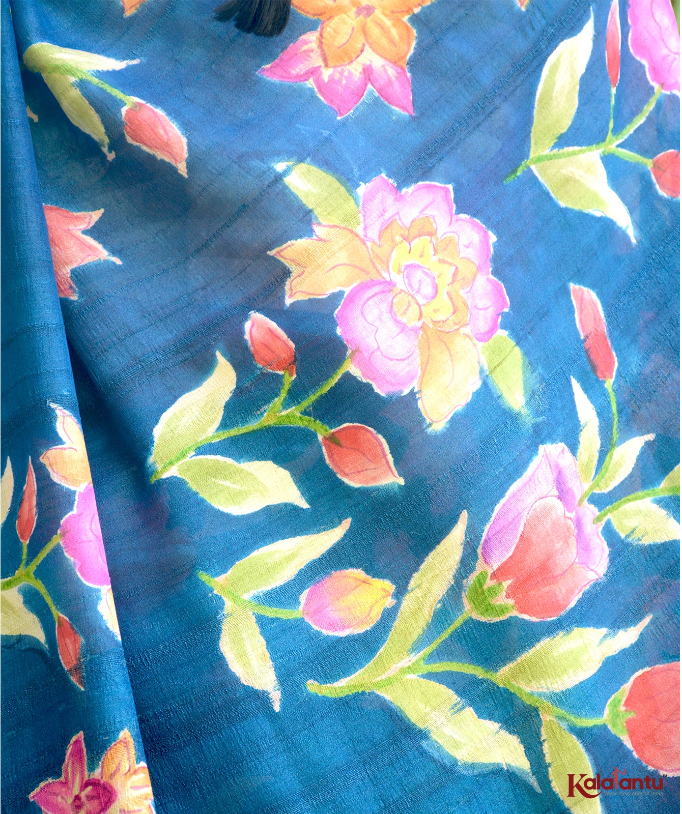 Tussar Georgette Banarasi Saree with Hand Brush Dye