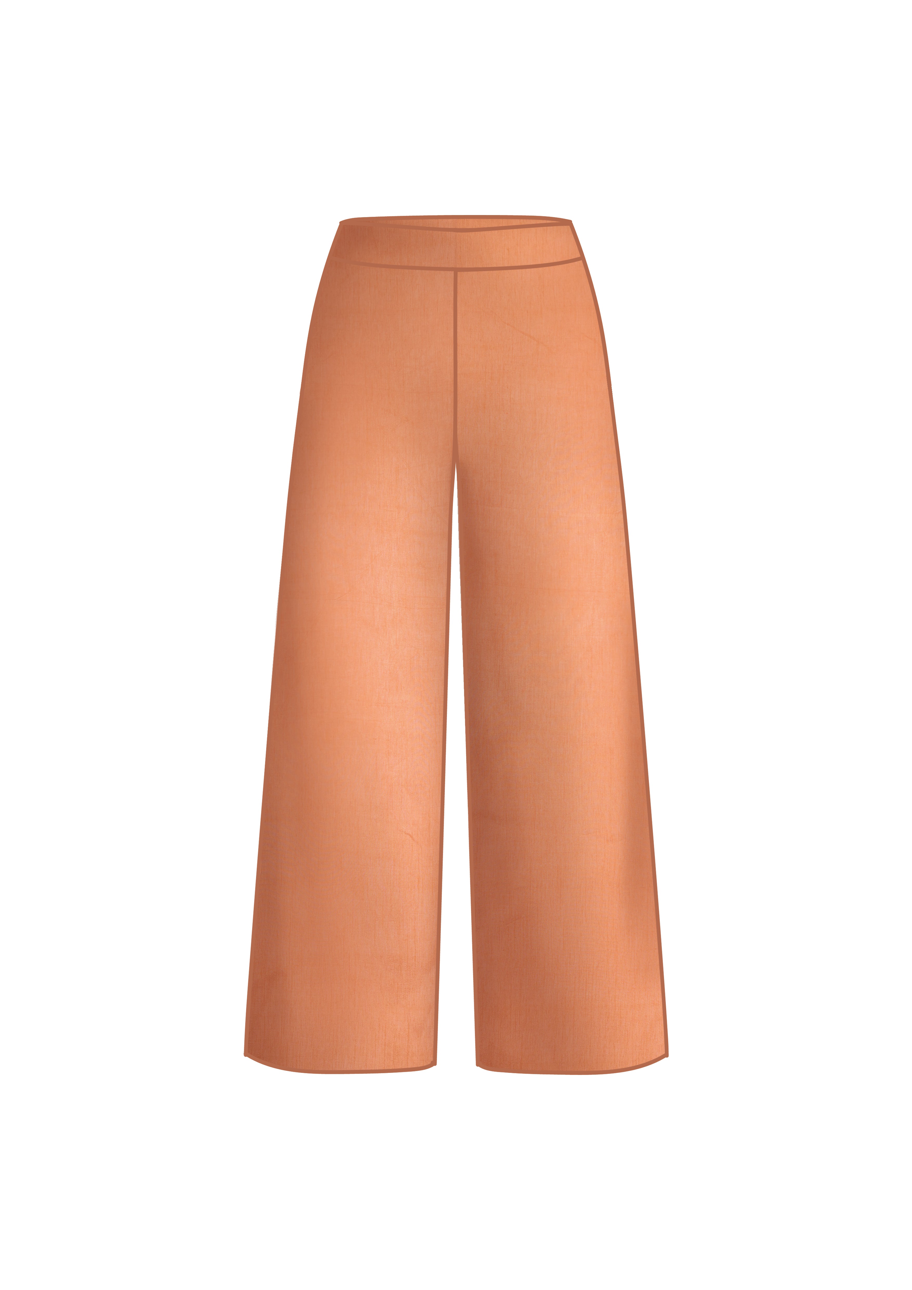 Apricot Chiniya Silk Zardozi Suit
