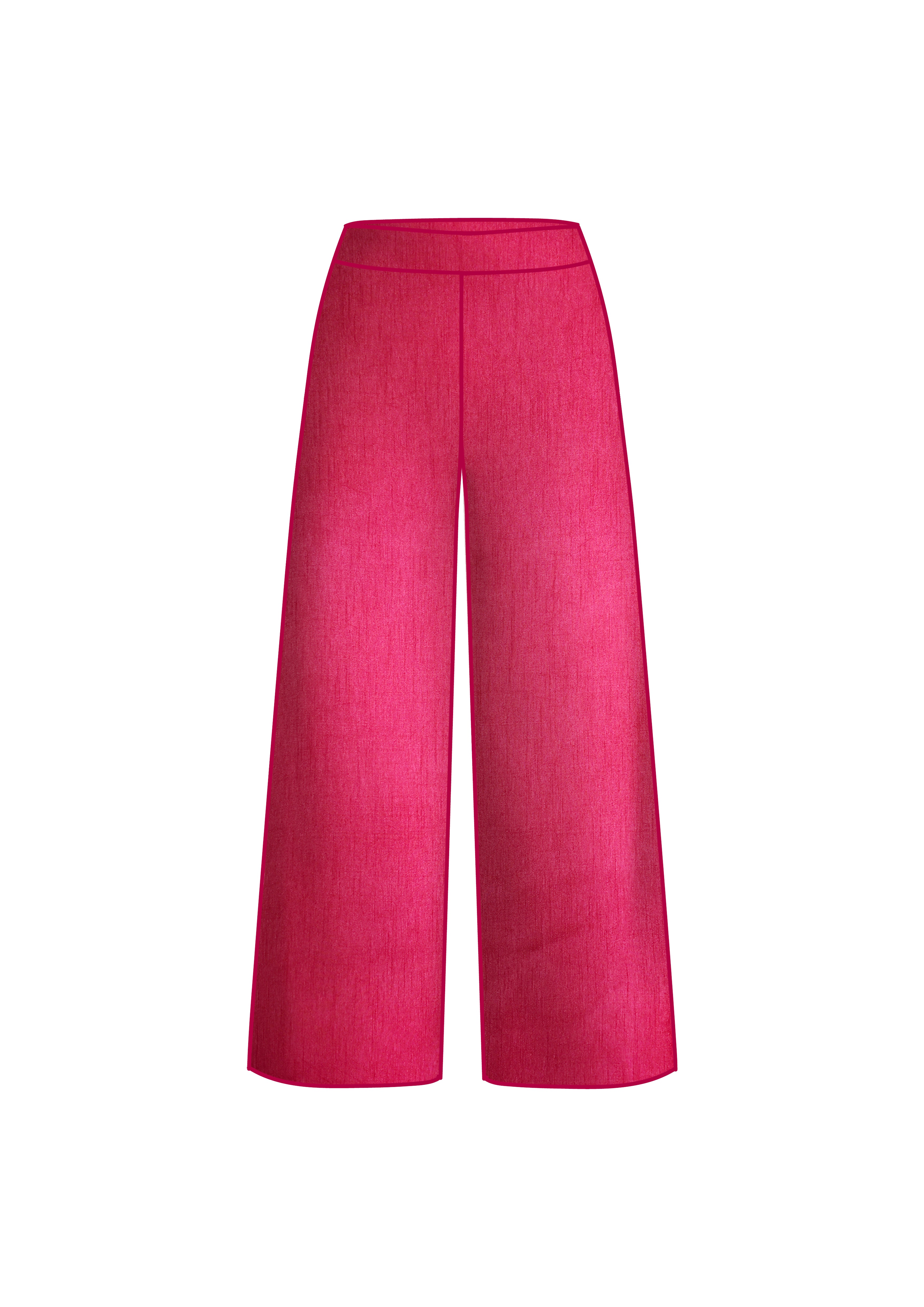 Magenta Tussar Mulberry Silk Zardozi Suit