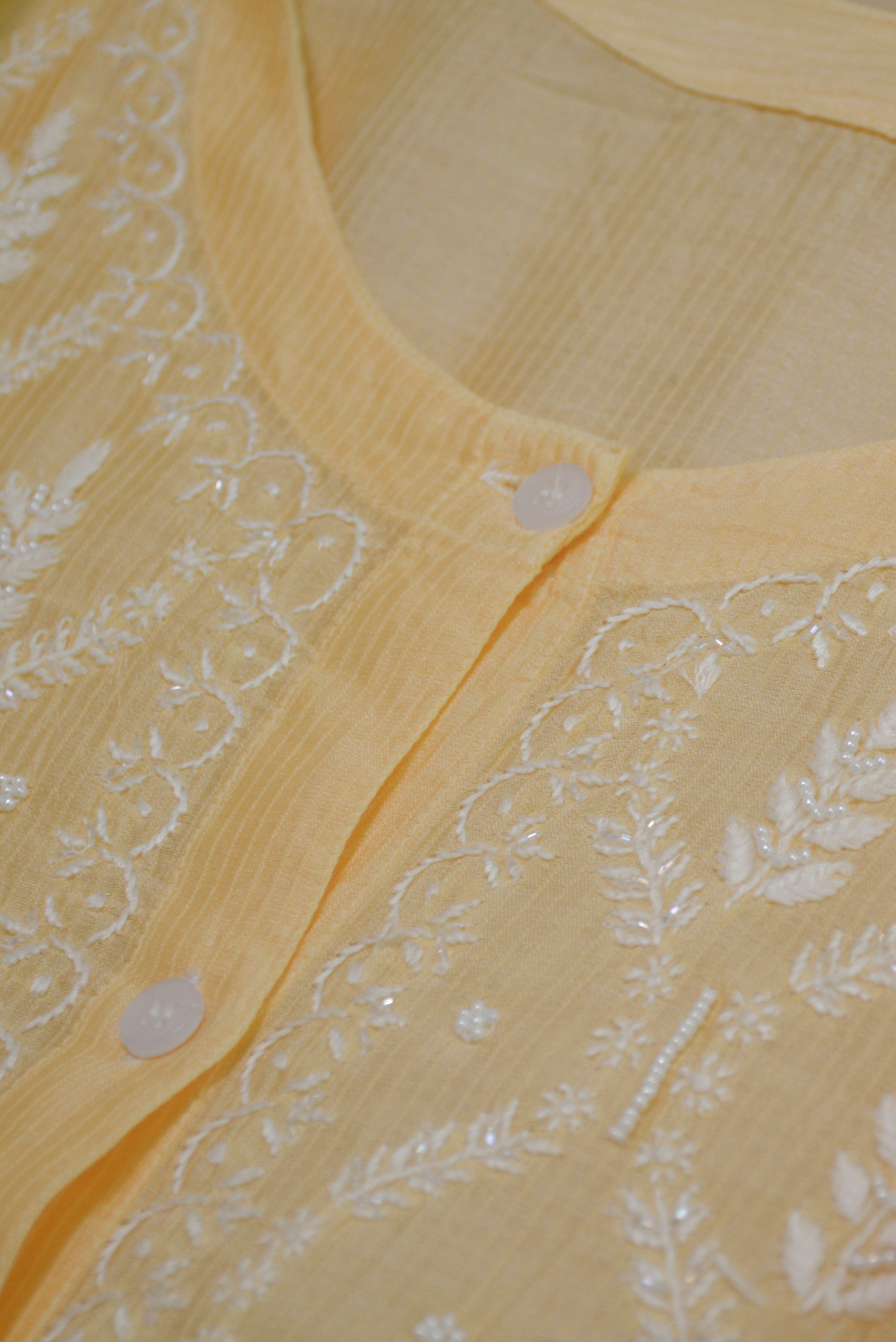Pastel Yellow Soft Silk Co-ord Set