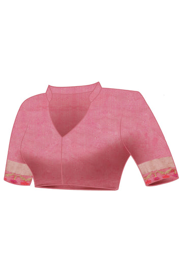 Tissue Banarasi Saree with Jamdani Tilfi Border