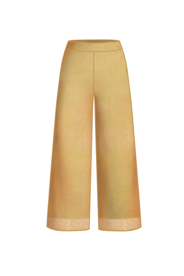 Pista Green Katan Silk Banarasi Suit