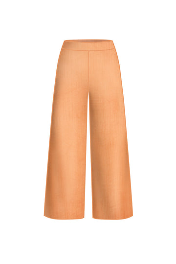 Cantaloupe Chanderi Silk Banarasi Suit