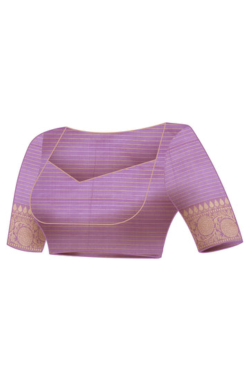 Katan Silk Rangkat Banarasi Saree with Patola-Inspired Motifs
