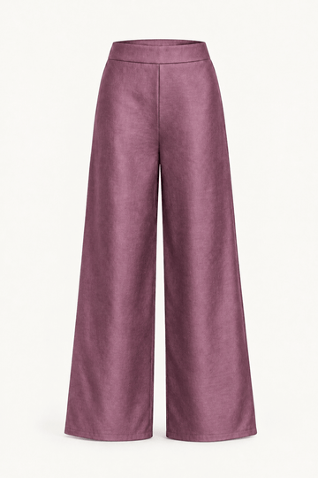 Metallic Purple Banarasi Mulberry Silk Suit
