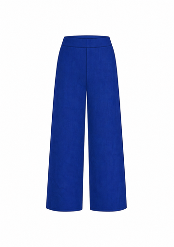 Royal Blue Chanderi Silk Banarasi Suit